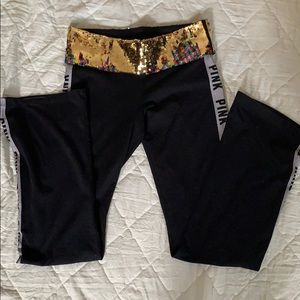 PINK Victoria Secret Yoga BLING yoga pants